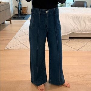 PAIGE Women's Flare Jeans - Dark Rinse